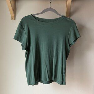 Madewell knit crew tee - jade